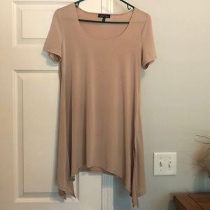 Tan Plain, Stretchy Shirt